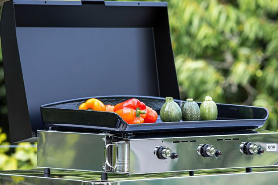 <Center>ENO plancha gaz 65cm 3 feux</center>