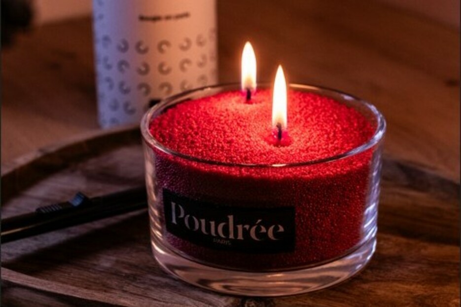 Bougie parfum� Poudr�e