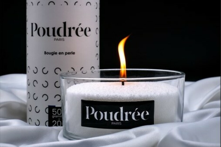 Bougie parfum� Poudr�e