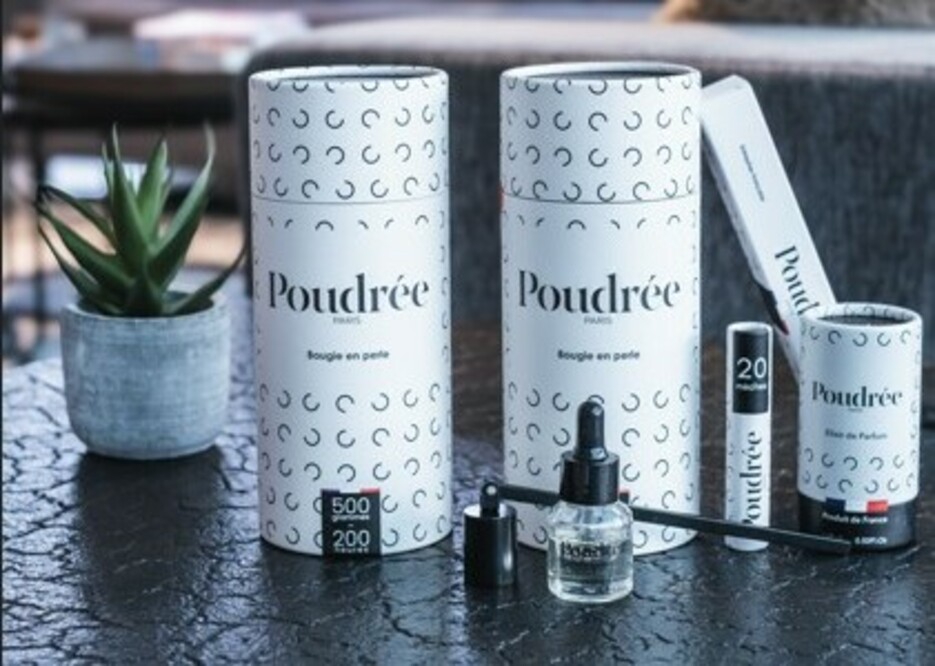 Bougie parfum� Poudr�e