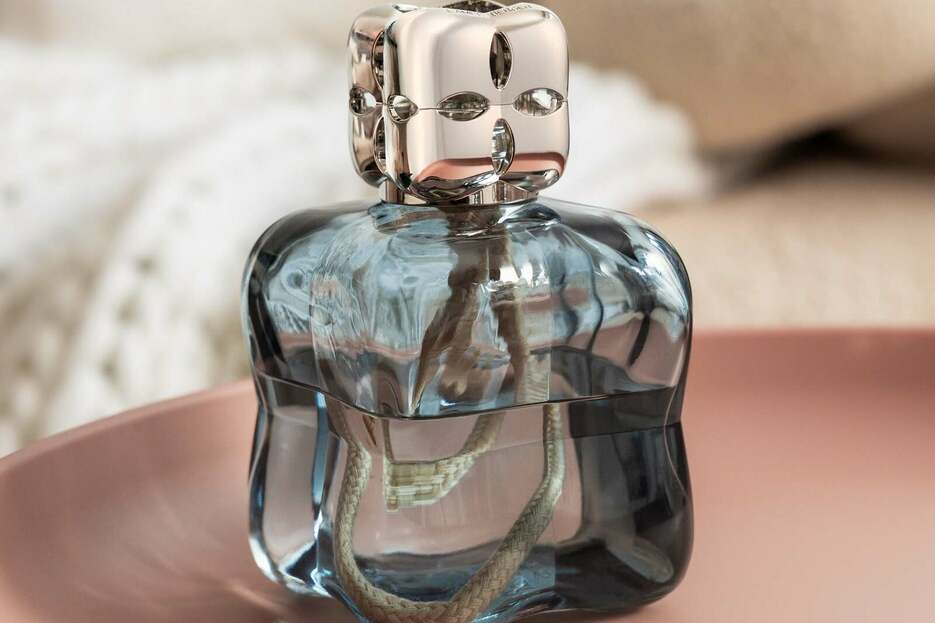 Coffret lampe Berger cosy bleu