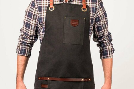 Tablier n 547 cuir noir