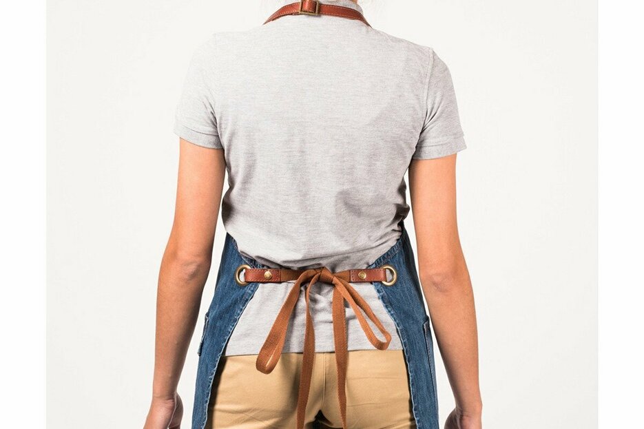 Tablier N325 Denim fonc