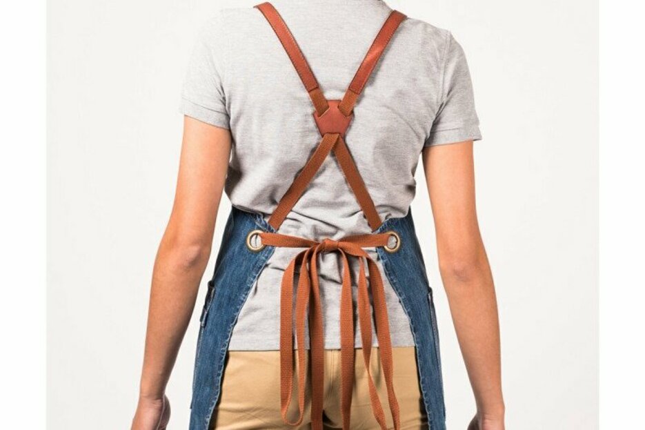 Tablier N325 Denim fonc