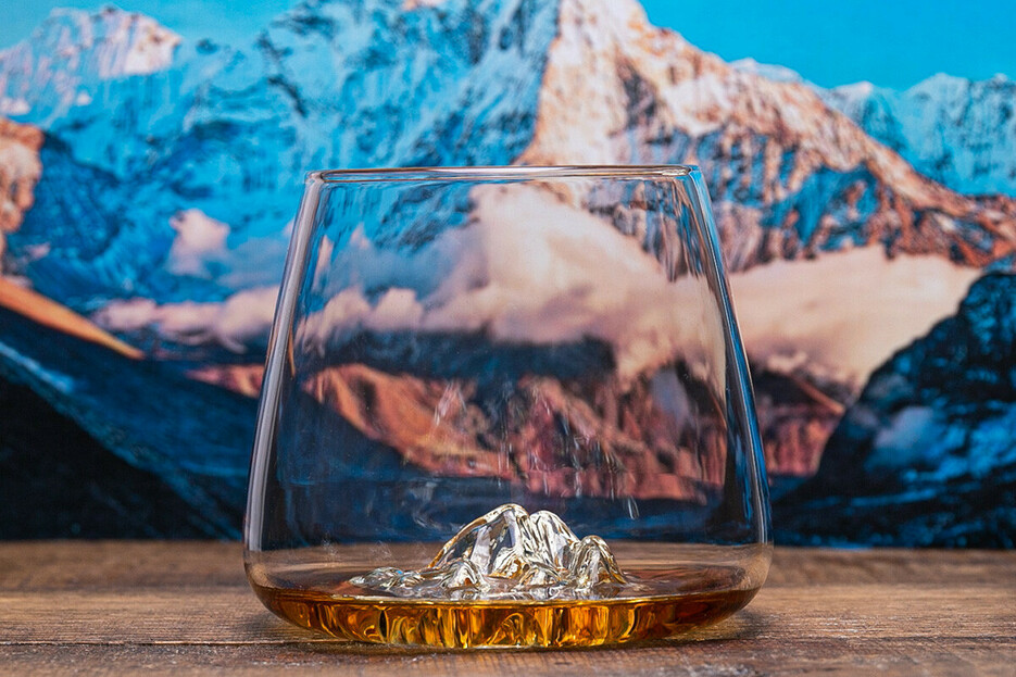 Set de 2 verres Everest & Mont Blanc 