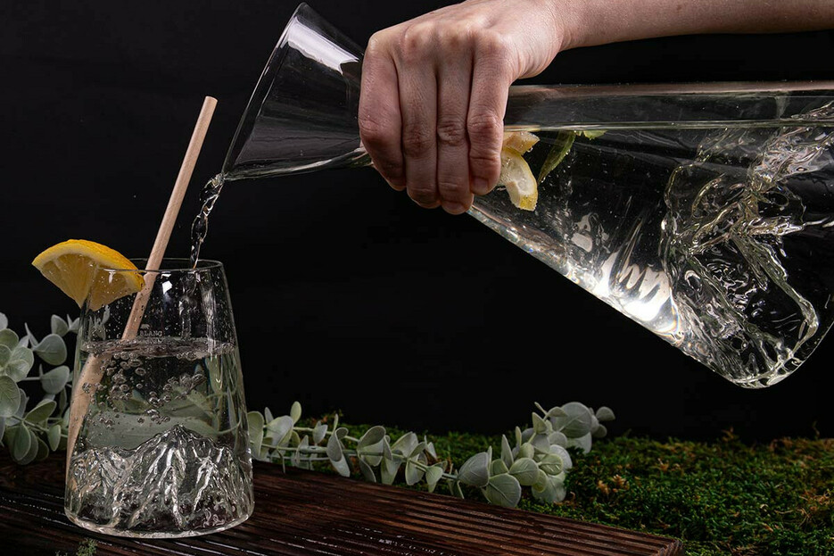 Carafe  eau Mont Blanc