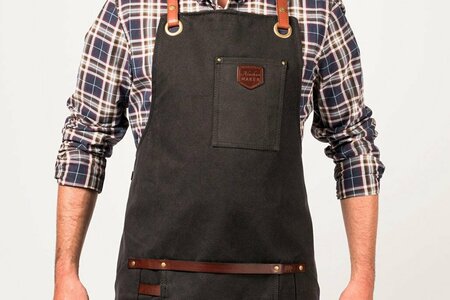 Tablier n 547 cuir noir
