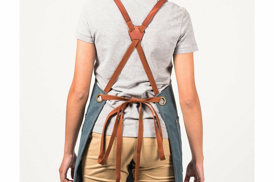 Tablier N325 Denim fonc