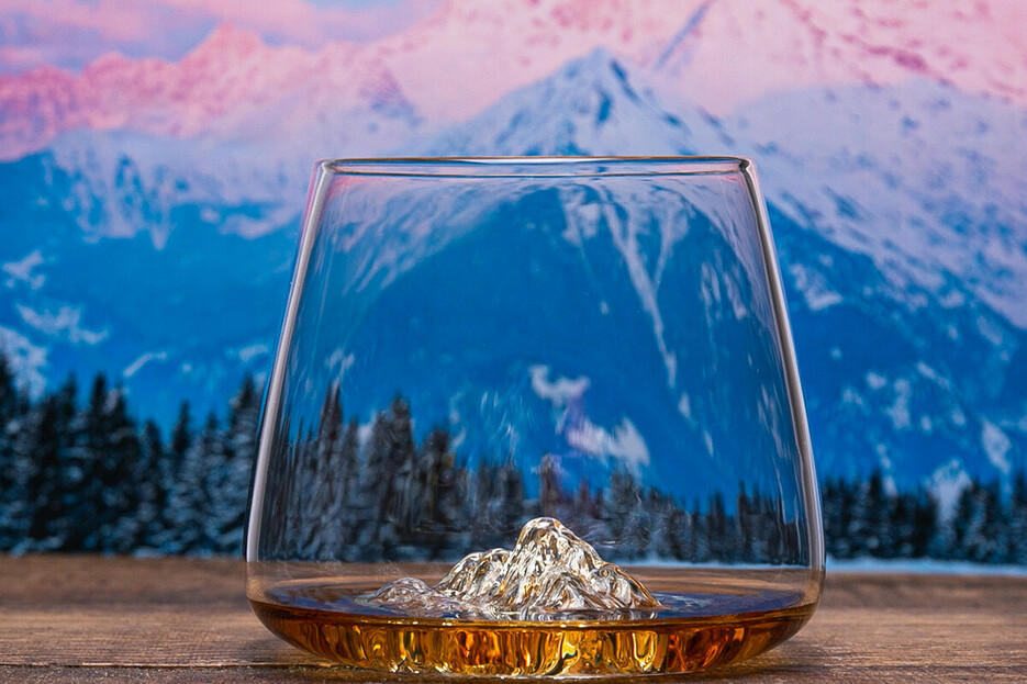 Set de 2 verres Everest & Mont Blanc
