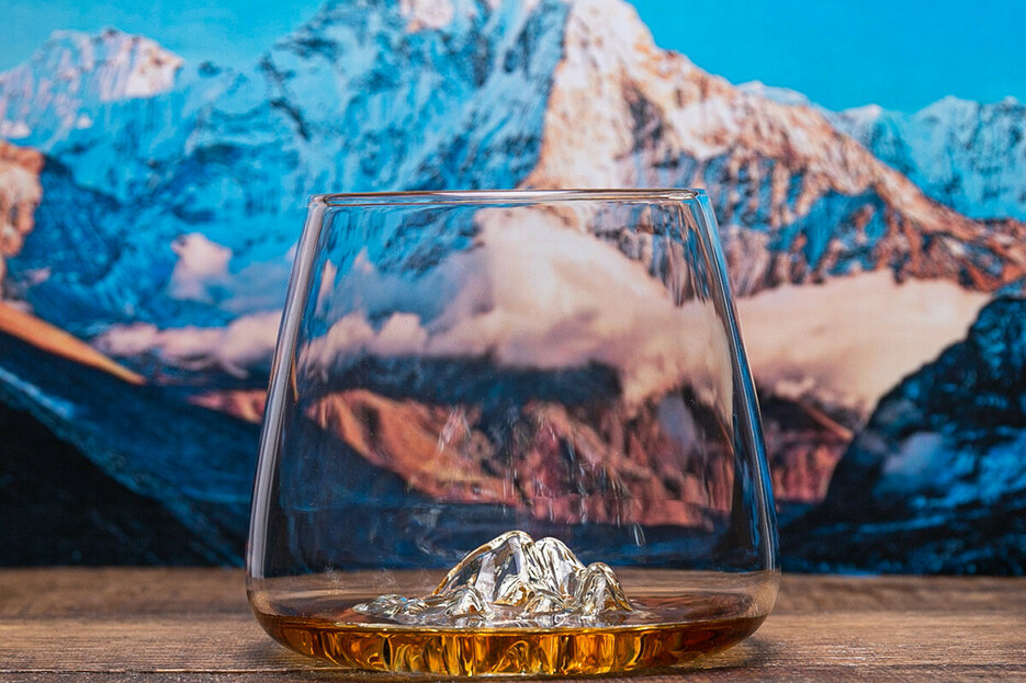 Set de 2 verres Everest & Mont Blanc