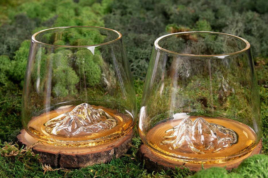 Set de 2 verres Everest & Mont Blanc