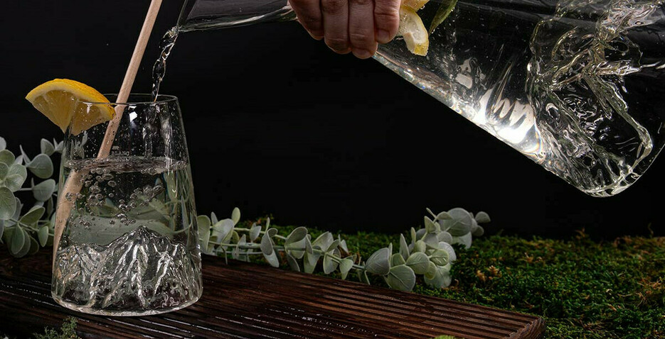 Carafe  eau Mont Blanc