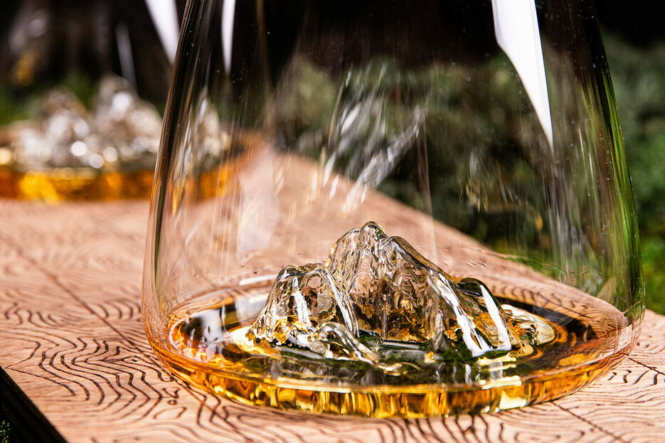 Prsentoir 2 verres spiritueux