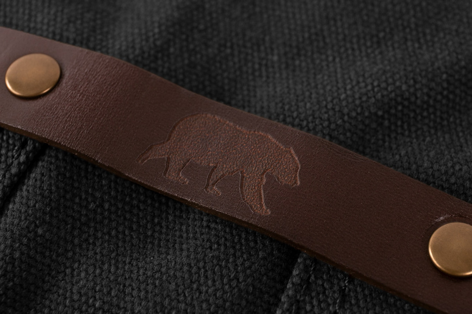 Tablier n 547 cuir noir