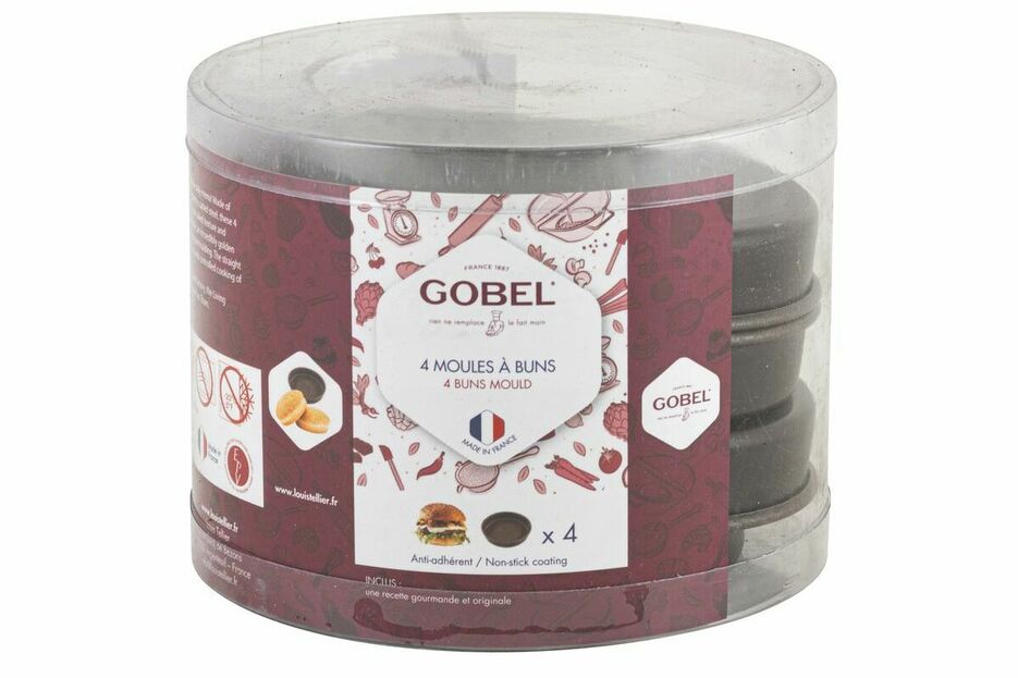 TELLIER GOBEL 4 Moules metal  buns