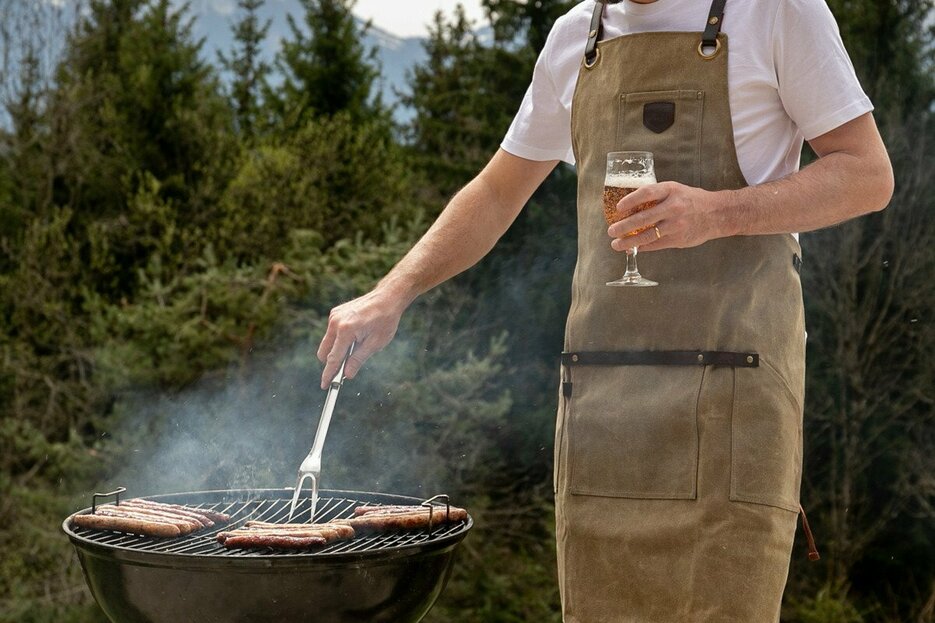 Alaskan Maker Tablier n 547 cuir sable 