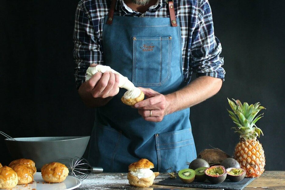 Alaskan Maker Tablier N325 Denim fonc 