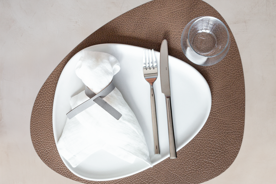 Set de table en cuir r�versible LIND DNA