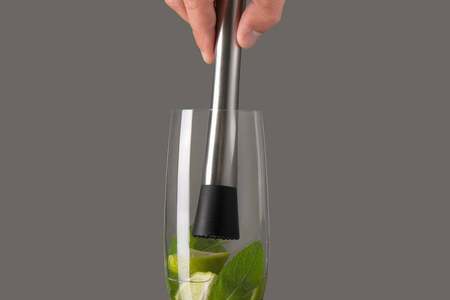 VACUVIN Pilon  cocktail acier bross