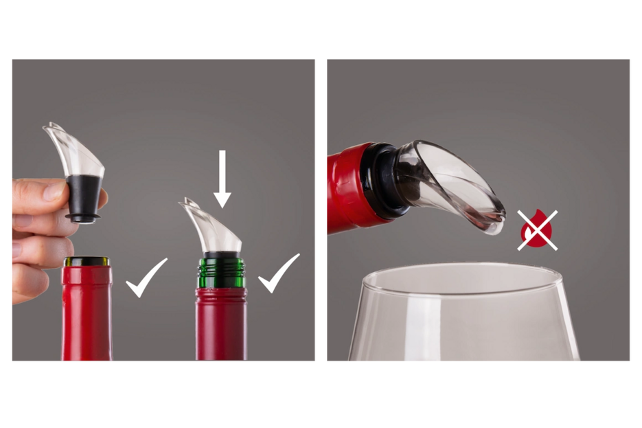 VACUVIN Lot de 2 Anti-gouttes