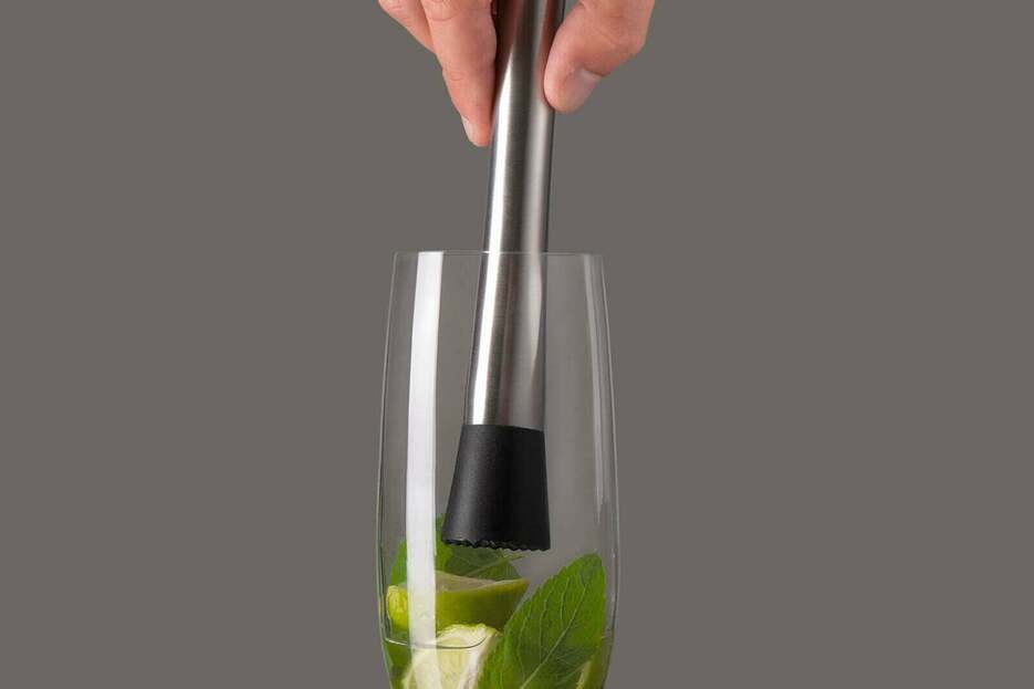 VACUVIN Pilon � cocktail acier bross�