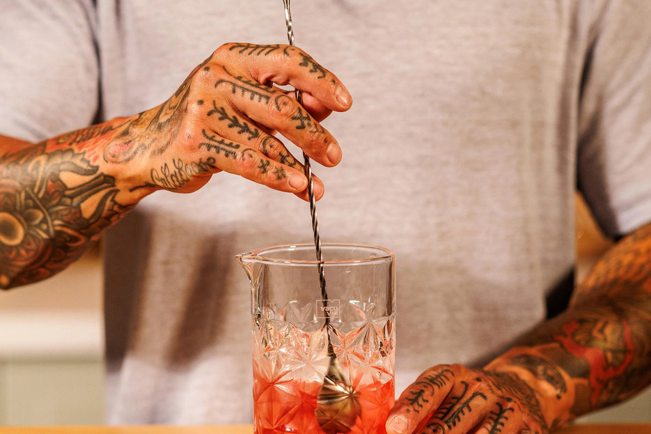 VACUVIN Cuill�re � cocktail acier bross�