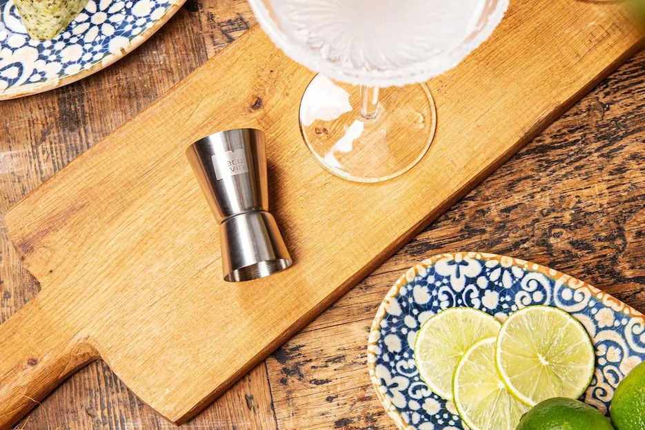 VACUVIN Doseur � cocktail Double 15/30 ml acier bross�