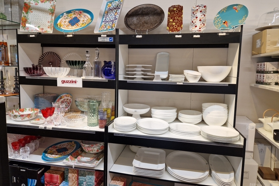 Art de la table : Guzzini, Les Jardinis de la Comtesse, Mario Luca Guisti...