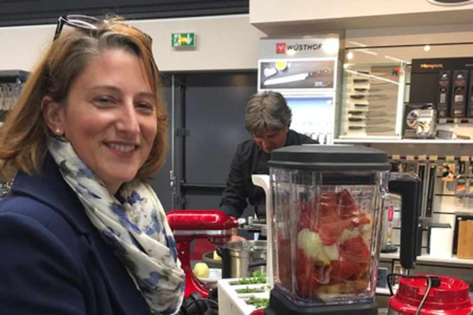 Manu, un petit tour au magasin chaque semaine..Quel plaisir !
