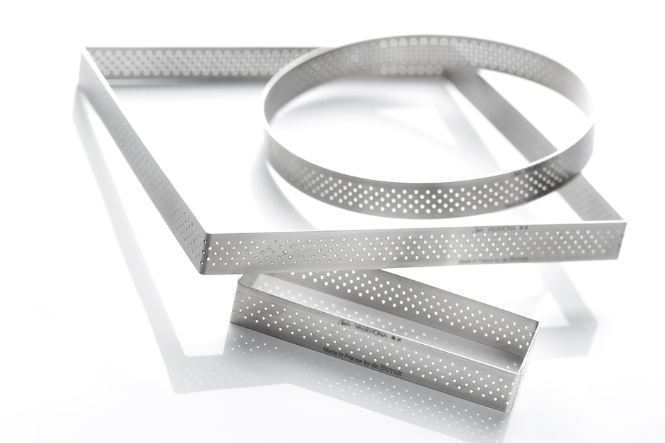 DE BUYER Carr, rectangle, cercle  tarte perfor